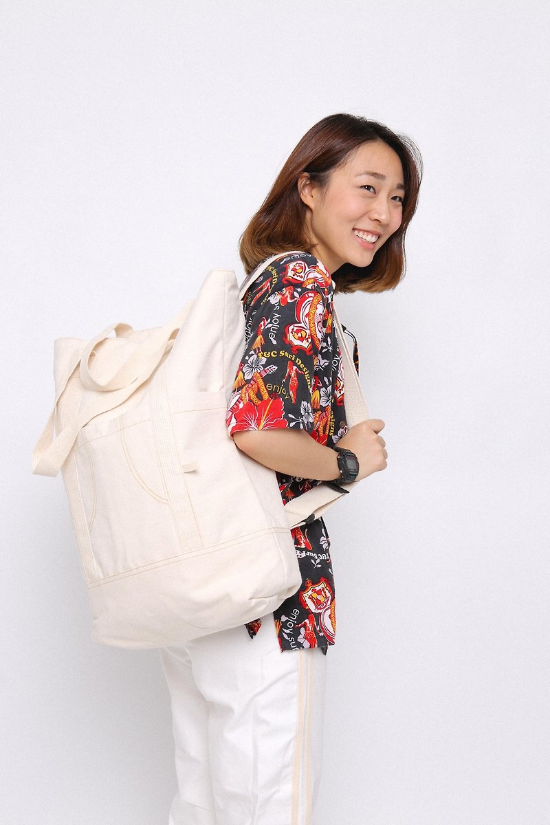 WIDESIDE COLLECTION BY japfac : White - Backpacks - Other Materials White