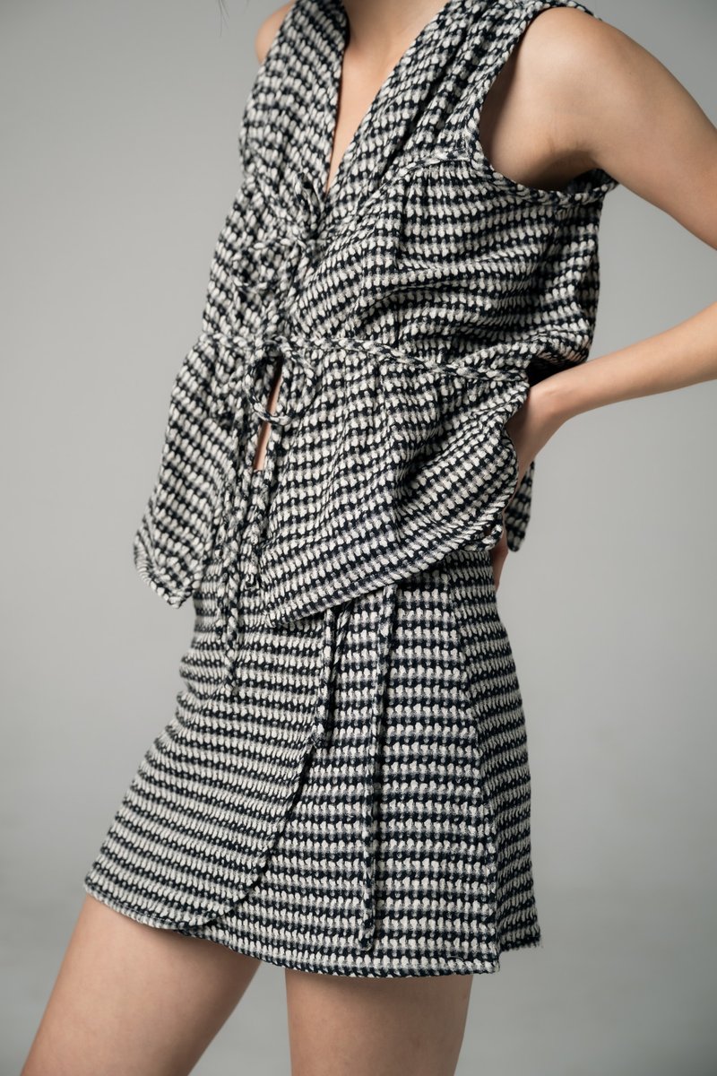 Palit Mini skirt (Black) - 裙子/長裙 - 棉．麻 