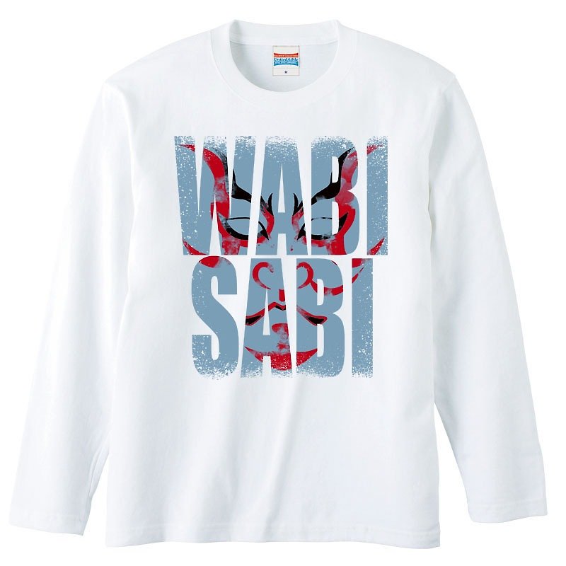Long sleeve T-shirt / WABI SABI - เสื้อยืดผู้ชาย - ผ้าฝ้าย/ผ้าลินิน ขาว