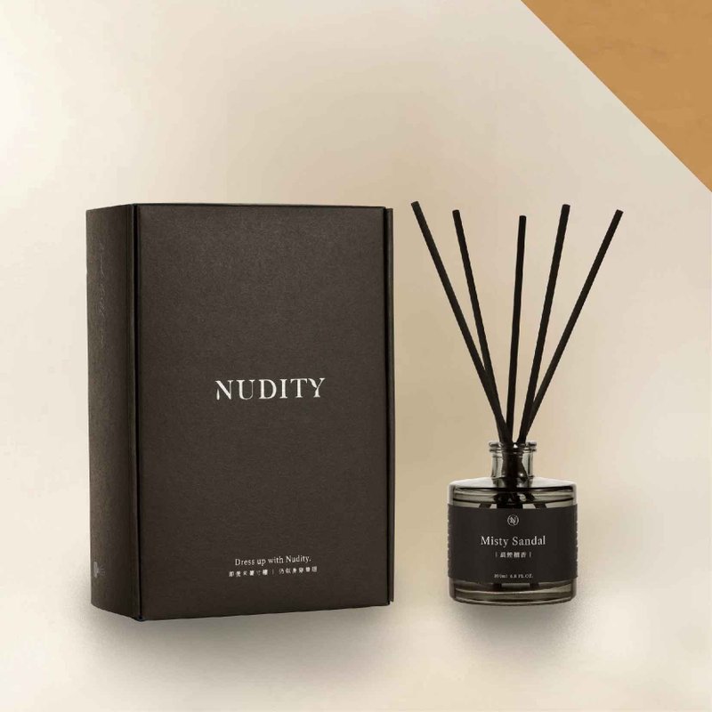 NUDITY | 擴香組 - 晨煙檀香 Misty Sandal - 香氛/精油/擴香 - 玻璃 黑色