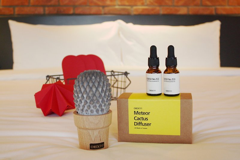 Meteor Diffuser with 100% Pure Essential Oil - น้ำหอม - ปูน สีเทา