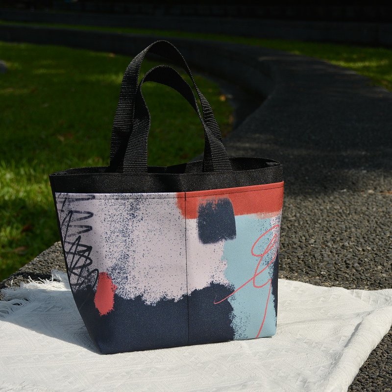 Illustration Tote Bag | Lunch Bag - Abstract 2 - Handbags & Totes - Cotton & Hemp 