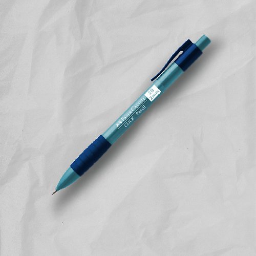 文聚 Faber-Castell 2.0mm 2B 自動鉛筆-藍-5入 (原廠正貨)