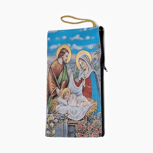 Holy Land blessing 來自聖地的祝福 手機套 萬用袋 聖家 念珠包 編織 天主教 土耳其進口1781623