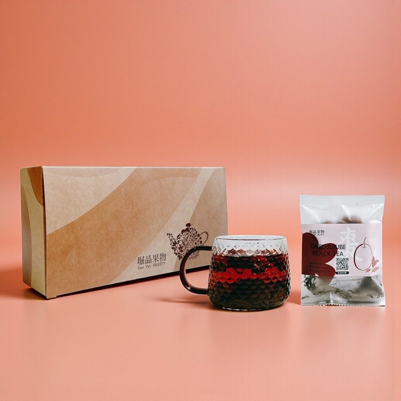 |水果紅茶9入禮盒 | 台灣無糖果乾 | 9款口味 | 聖誕明信片 紙袋 - 茶葉/茶包 - 新鮮食材 