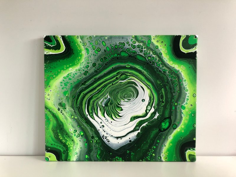 Green swirl - Posters - Acrylic 