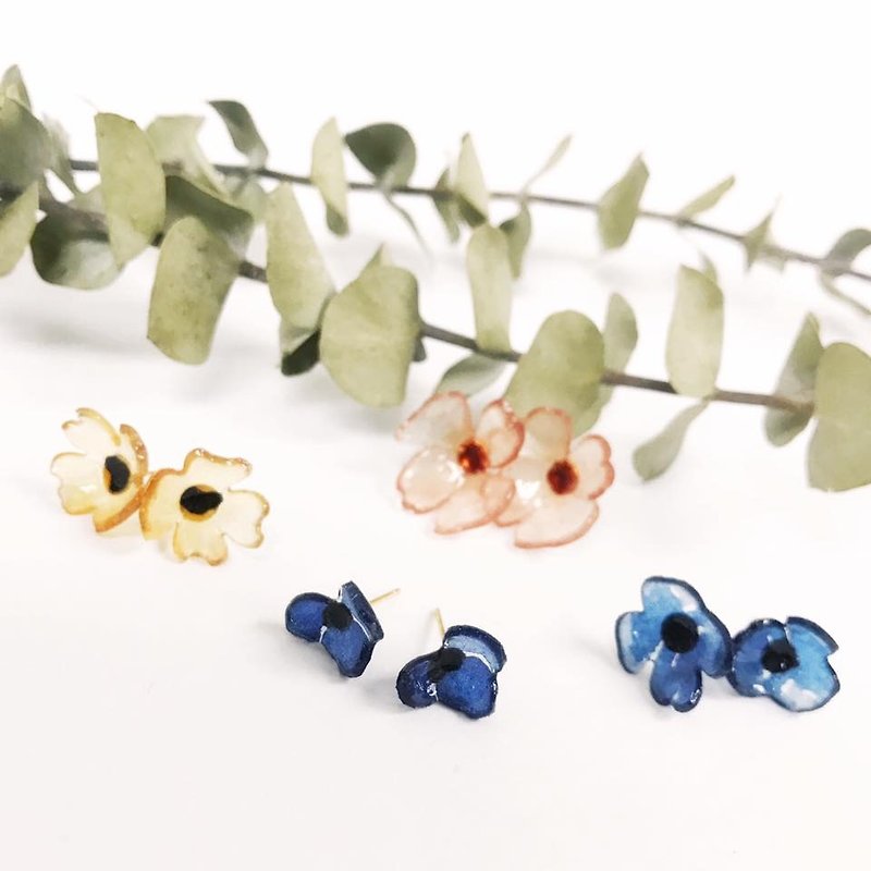 [Atelier A.]Summer Icy Flower Earings - Earrings & Clip-ons - Acrylic 
