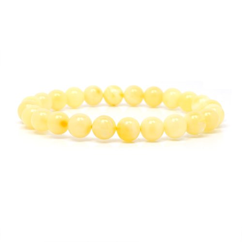 正佳珠寶 Gemsrich Jewelry 【正佳珠寶】蜜蠟琥珀 頂級紅皮白金滿蜜 7mm 頂級蜜蠟手珠