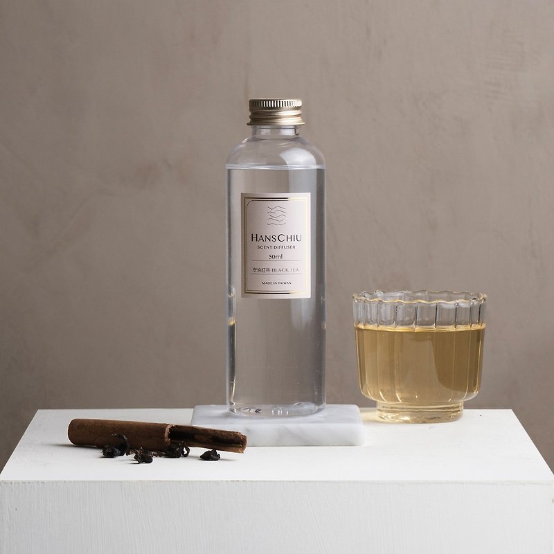 Taiwan Tea Fragrance / Home Diffuser Refill Bottle 180ml Sunshine White Tea - น้ำหอม - สารสกัดไม้ก๊อก สีทอง