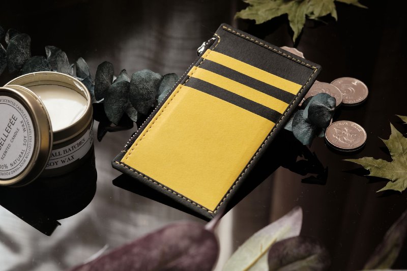 【環保永續】DUO雙生系列 多用途卡袋 名片夾 零錢包 皮革紙 環保 - 零錢包/小錢包 - 紙 黑色