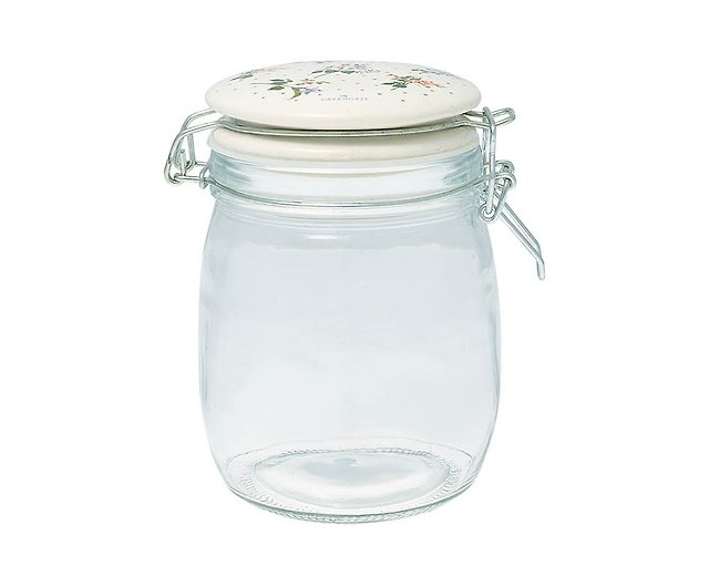 Homelife Set of 3 1Ltr Glass Storage Jars