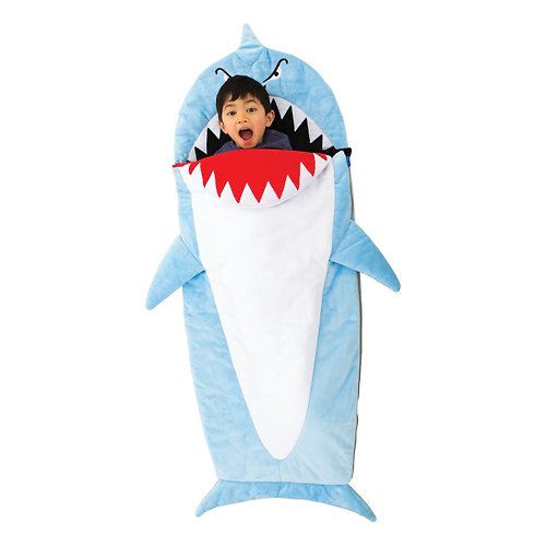 希洛恩Baby Talk 美國Bixbee童趣系列-果決藍鯊魚兒童睡袋