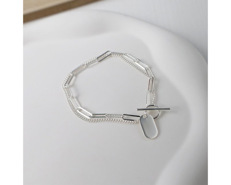 I Memories I 925 sterling silver bracelet - Bracelets - Sterling Silver Silver