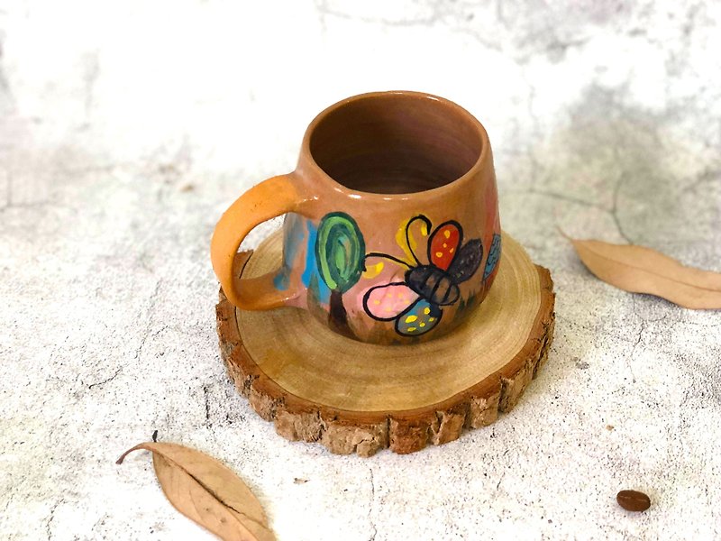 Children's Words - Children's Fun Mug - Mugs - Pottery Multicolor