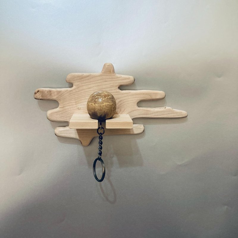 Wooden Key Holder/Wall Decoration/Planet Universe/Galaxy Type - Items for Display - Wood 