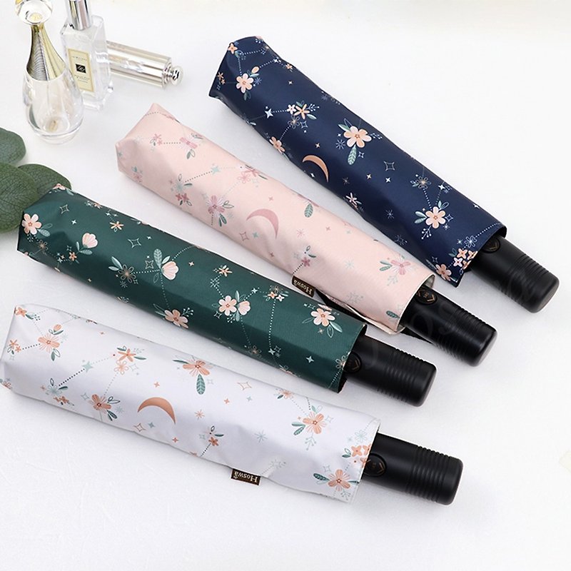 [Fantasy Starry Night‧23-inch Safety Automatic Umbrella] SRS anti-riot ~ increase the sun protection of the umbrella surface UP - Umbrellas & Rain Gear - Polyester Multicolor