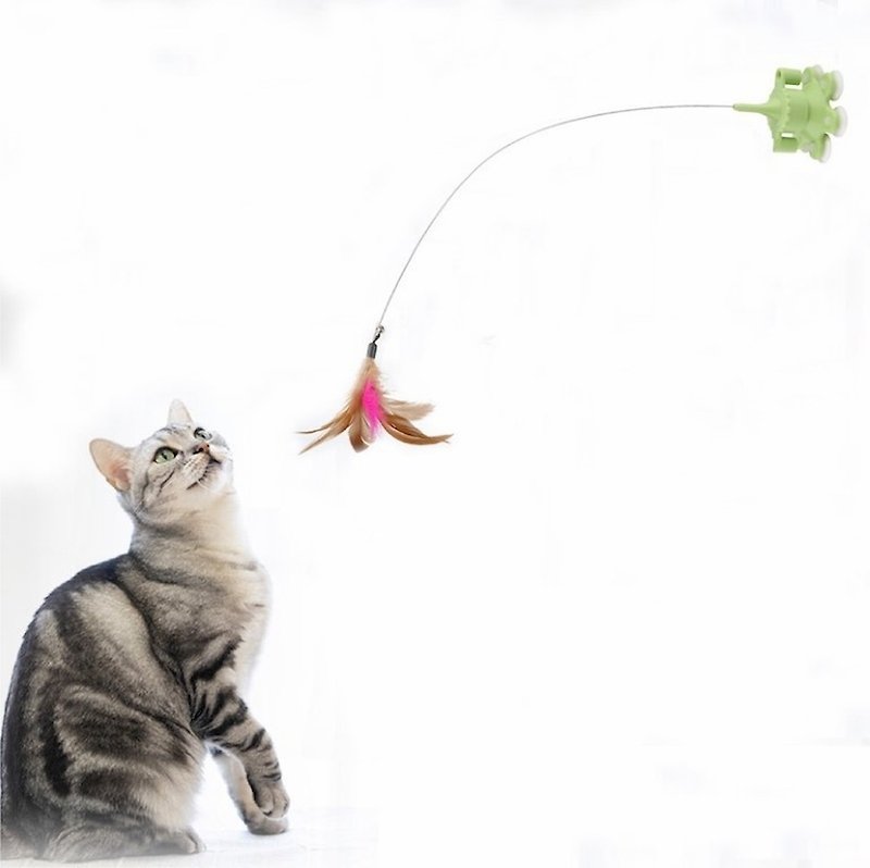 Stick to the wall with indomitable cat stick by PettoFun series - ของเล่นสัตว์ - พลาสติก 