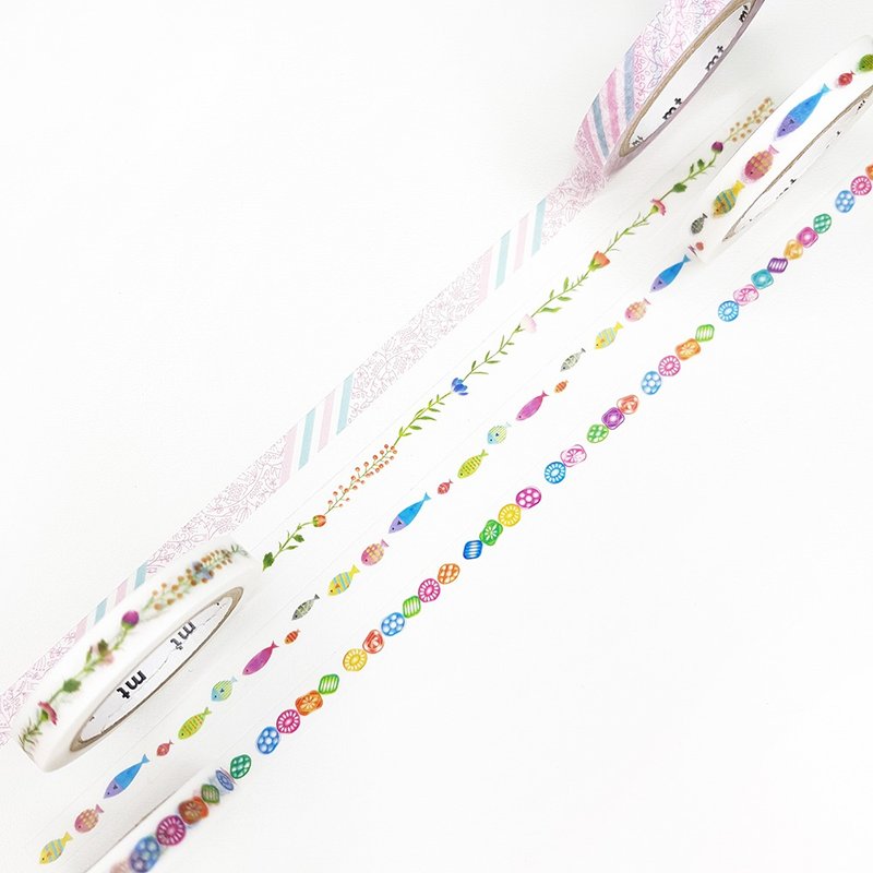 mt ex Masking Tape / 7mm 4-roll Set / 2020SS - มาสกิ้งเทป - กระดาษ หลากหลายสี