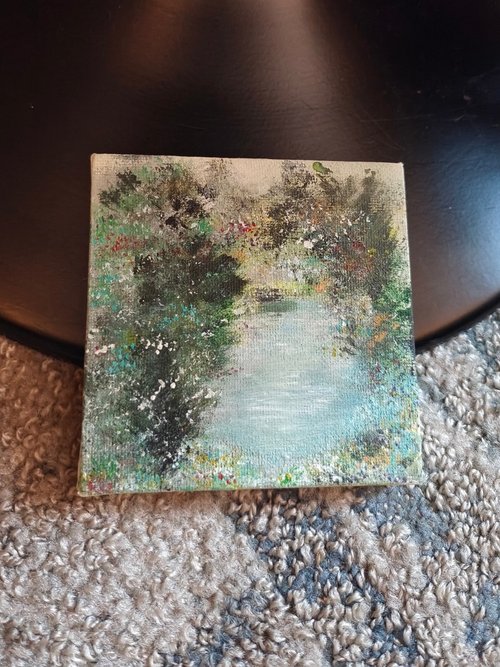 Arpourtin 聽波圖解 風景畫/無框畫/壓克力水彩畫/療癒畫