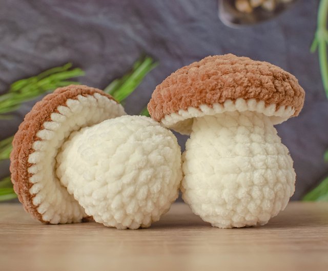 Mushroom Crochet Kit, Mushroom Crochet Pattern, Mushroom Felting