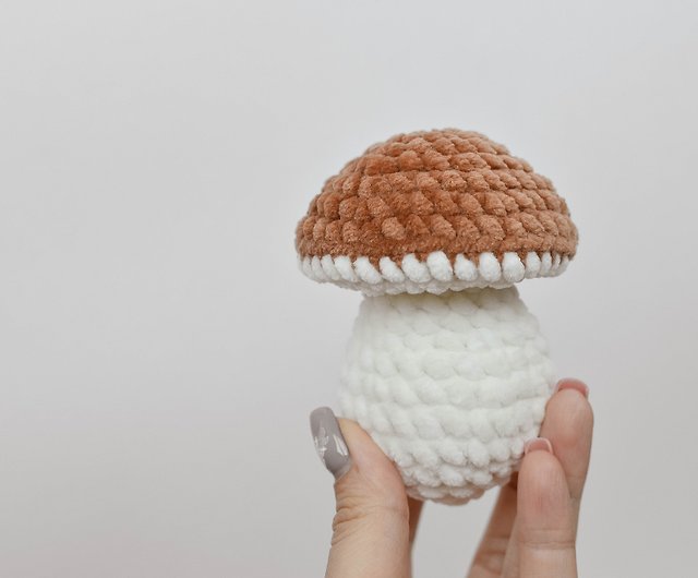 Mushroom Crochet Kit, Mushroom Crochet Pattern, Mushroom Felting