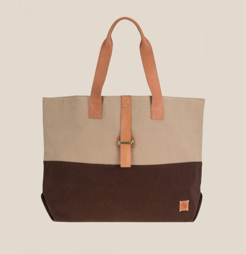 Sandra 2 tone carryall - 手提包/手提袋 - 其他材質 