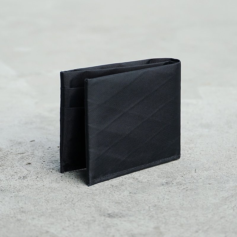 Air Short Clip - Black - กระเป๋าสตางค์ - วัสดุกันนำ้ สีดำ