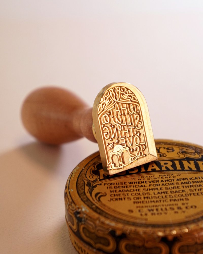 Silly Love Wax Seal Stamp - misterrobinson - Stamps & Stamp Pads - Copper & Brass 