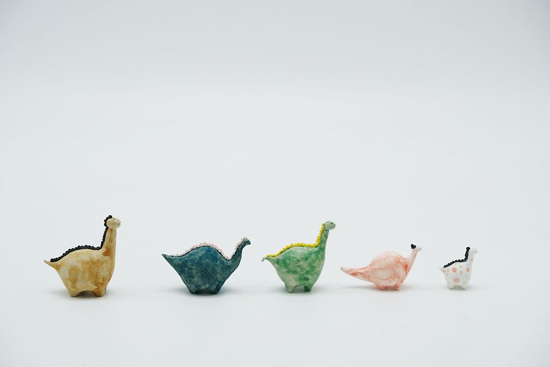 Cute dinosaur family - Items for Display - Pottery 