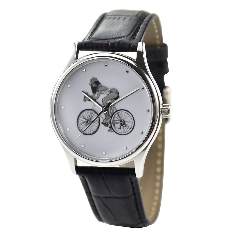 Bicycle Watch - Free shipping worldwide - นาฬิกาผู้หญิง - โลหะ สีเทา