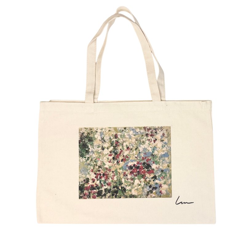 ART BAG Artist abstract painting canvas bag - Xpress - Other - Cotton & Hemp White