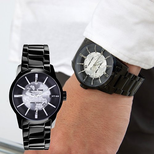 米朵貝菈．時光的禮物 RELAX TIME 環保人動電能系列 腕錶 (RT-62k-1)