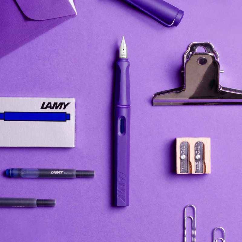 LAMY 七彩鋼筆禮盒 / safari 狩獵者系列 - 紫羅蘭 - 鋼筆 - 塑膠 紫色