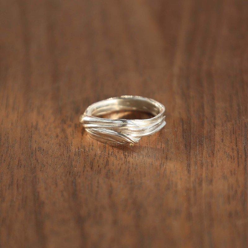 扭紋戒指 Knot Ring 925純銀 (1) - 戒指 - 純銀 銀色