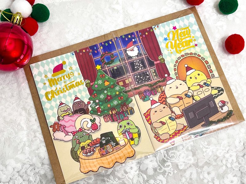 Little B クリスマスカード - はがき・メッセージカード - 紙 多色