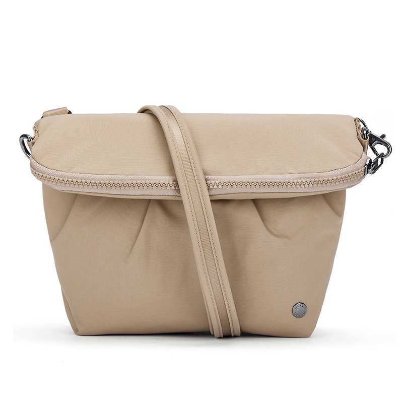 Pacsafe CX 多道防盜可擴充側背包/斜背包 5L 卡其色 #20405 - 側背包/斜背包 - 其他材質 卡其色