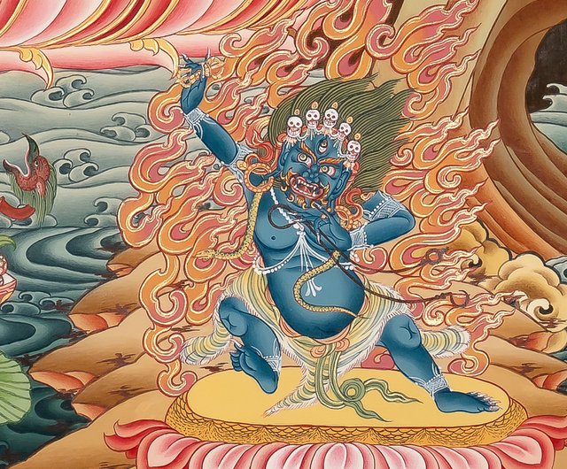 仏像　菩薩　観音　開運　癒し 観音菩薩- 愛と癒しの光 – 慈悲の仏陀 - A90508 - ショップ