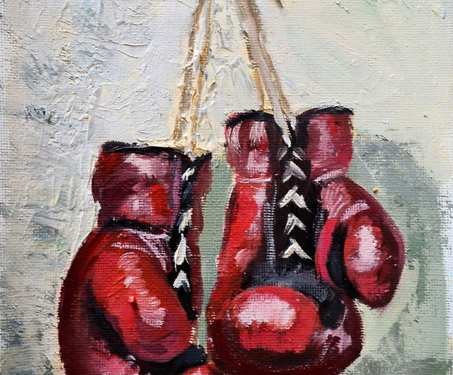 Boxing Gloves Wall Art, Splash of Arts
