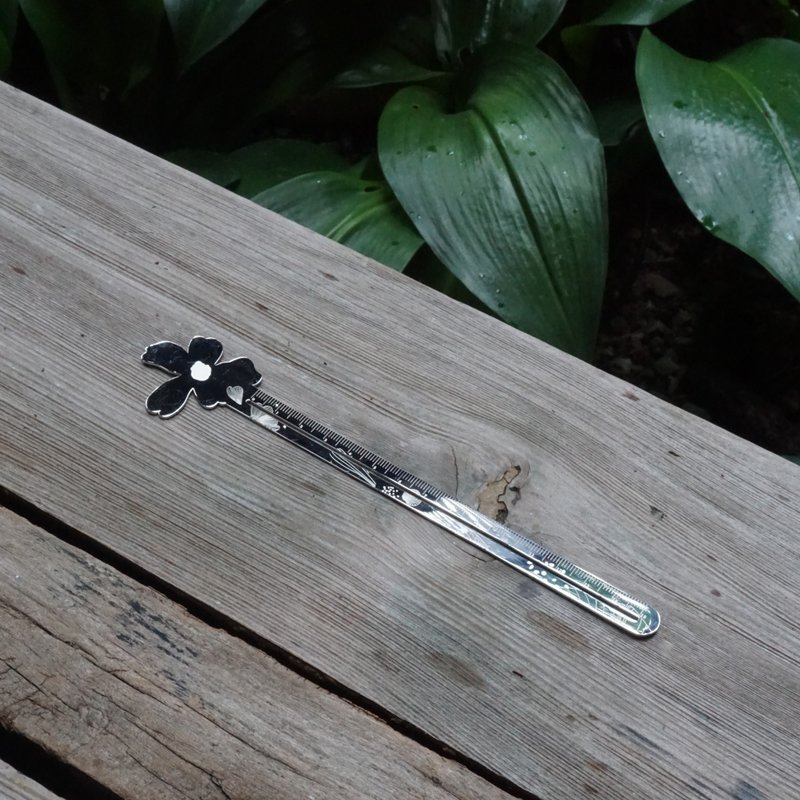 The imperfect wisdom of the flower shadow is as bright as the mirror (bright side) - Bookmarks - Other Materials Silver