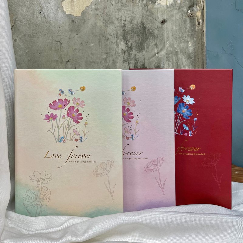 印印time 凡爾賽花園結婚書約夾/燙金/硬殼/童話風 - 結婚書約 - 紙 
