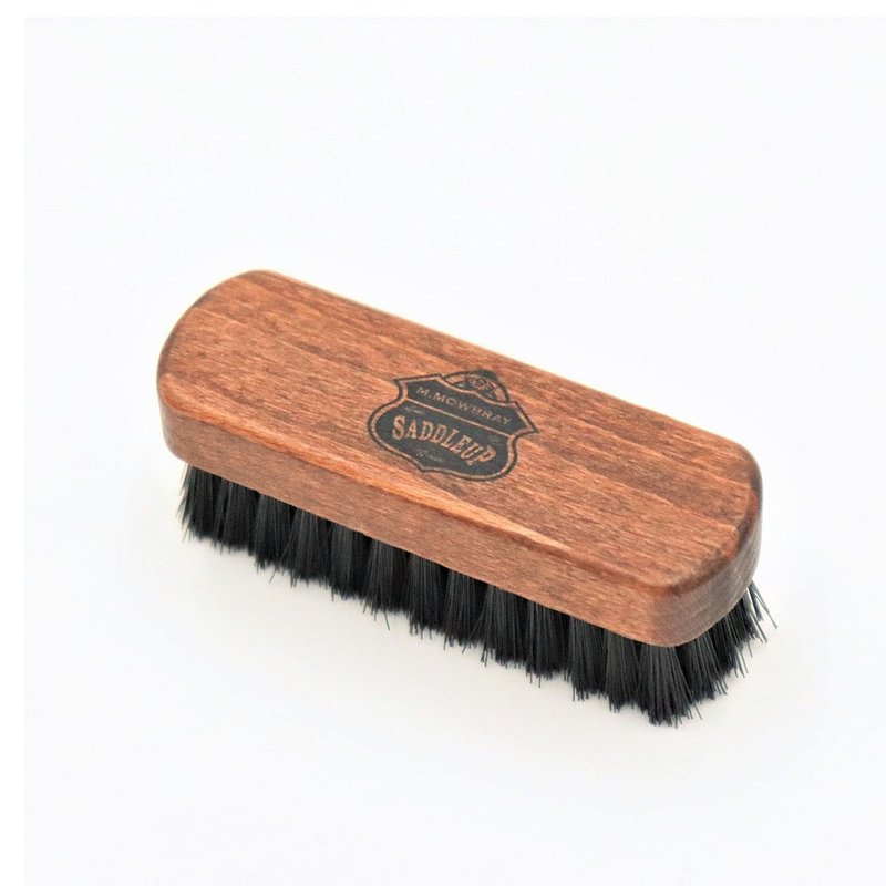 馬鞍麂皮刷 SaddleUp Suede Brush 黃銅絲/尼龍 攜帶方便 德國製 - 洗衣精/衣物清潔 - 木頭 咖啡色