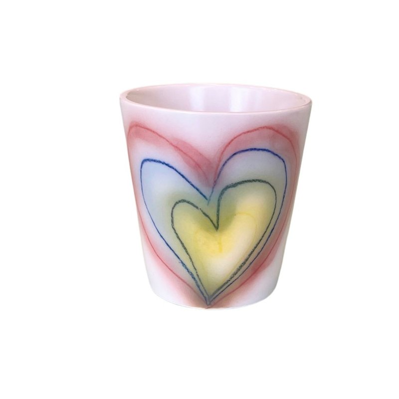 tropical double heart cup - Cups - Pottery Pink