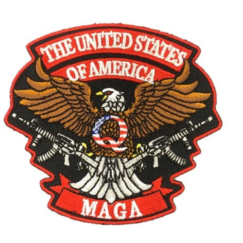 A-ONE 美國 愛國老鷹 MAGA PATCH 讓美國再次偉大 刺繡袖標 布標 布貼