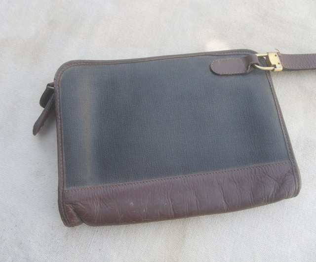 OLD-TIME】Early Second-hand Old Bags Italian-made Dunhill Clutch