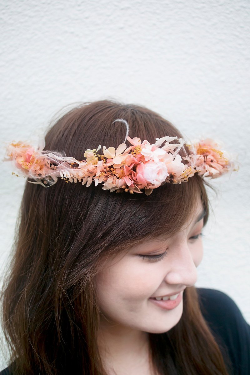 Experience / Course / Floral DIY / Natural Wind Headgear Wreath / 1 person can start class - จัดดอกไม้/ต้นไม้ - พืช/ดอกไม้ 