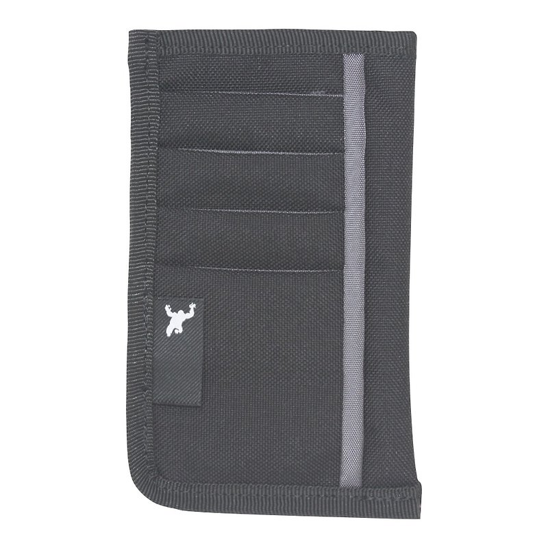 Greenroom136  - ポケットブックピング - スリムスマートフォン5.5インチウォレット - ブラック - 財布 - 防水素材 ブラック