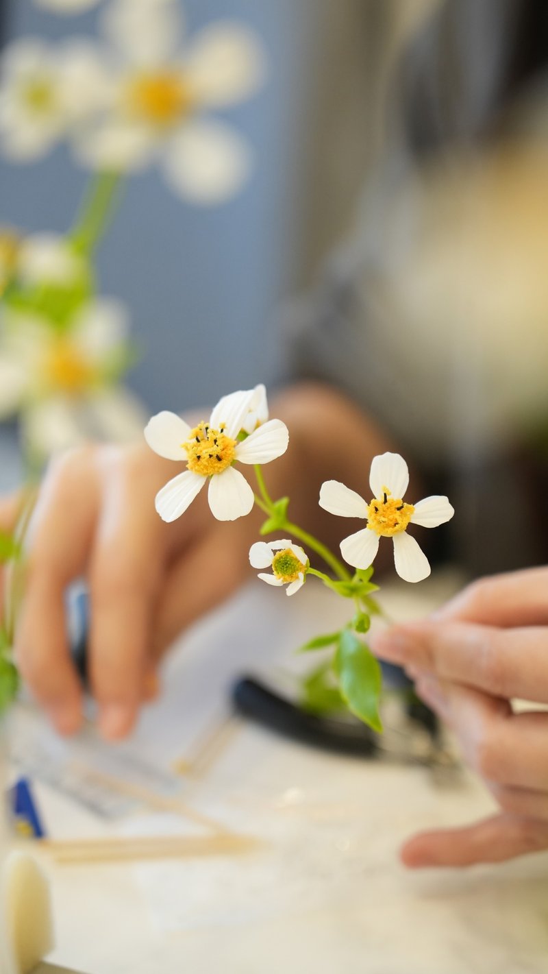 Six-hour professional course on clay flower art - จัดดอกไม้/ต้นไม้ - ดินเหนียว 