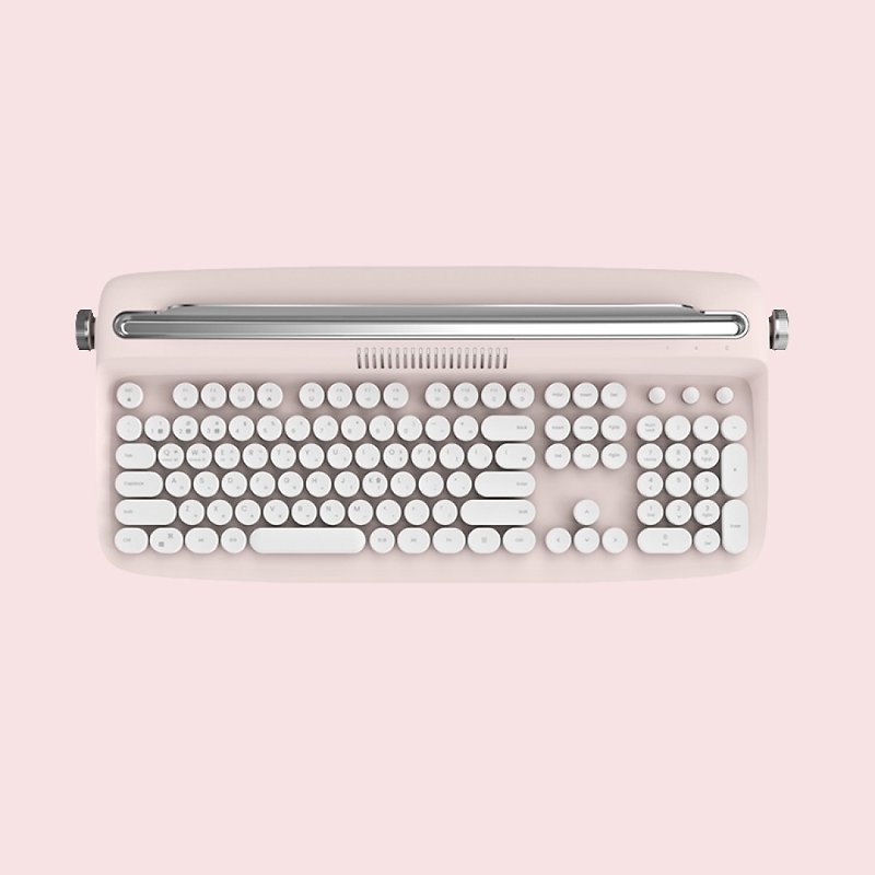 actto Retro Typewriter Wireless Bluetooth Keyboard-Rose Pink-Digital Model - อุปกรณ์เสริมคอมพิวเตอร์ - วัสดุอื่นๆ 