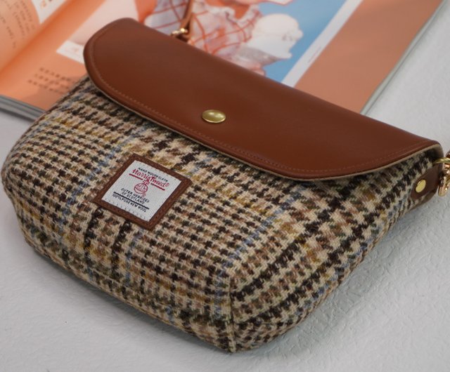 Harris tweed shoulder discount bag