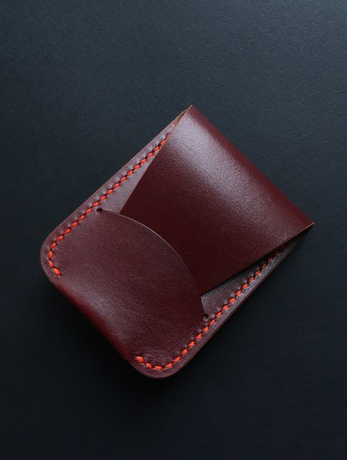 Korder Leather Studio Slim Card Holder, Minimalist Leather Wallet, Card Wallet, Simple Leather Wallet